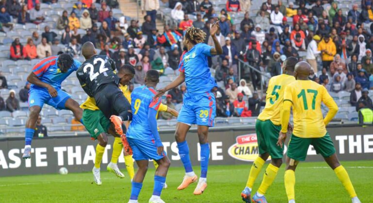 Football : La RDC battue en amical par l’Afrique du Sud (0-1)