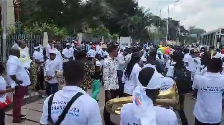 Kinshasa : Les prestataires des 9e jeux de la francophonie en sit-in ce jeudi devant le ministère des Finances pour réclamer 4 mois de salaire