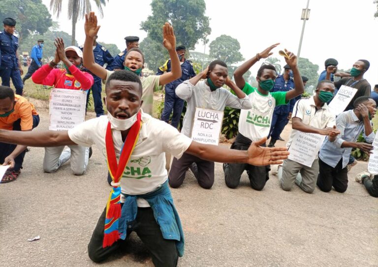 Nord-Kivu : La LUCHA entame de nouvelles manifestations anti-ONU et anti-EAC à Goma