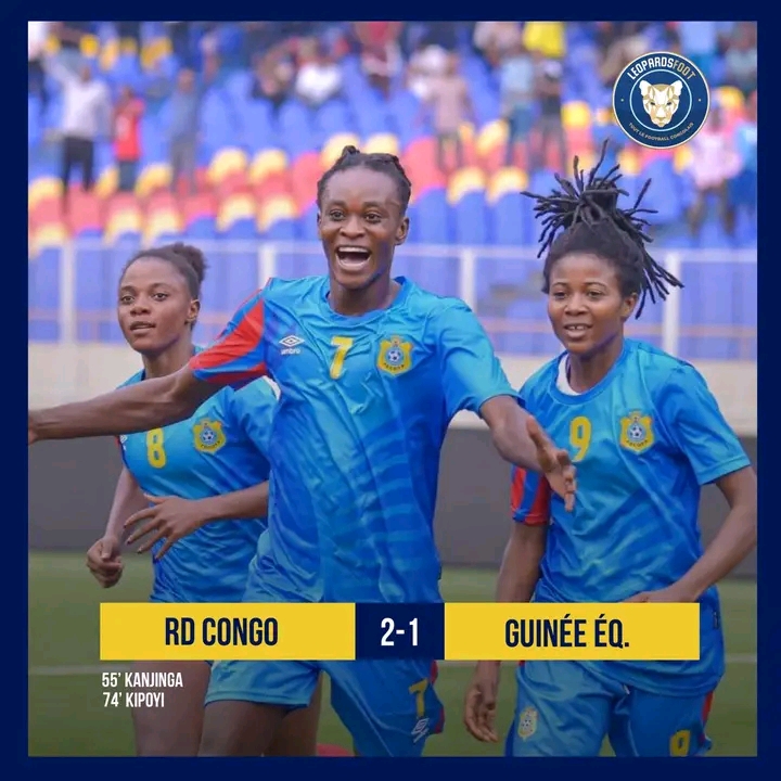 CAN féminine 2024 : La RDC se qualifie à la phase finale après une victoire (2-1) face à la Guinée Équatoriale