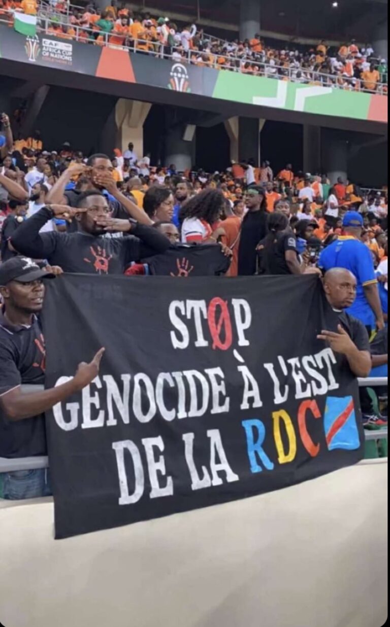 CAN Côte d’Ivoire : Quand la CAF décide d’étouffer les messages de détresse des supporters congolais sur la guerre en RDC