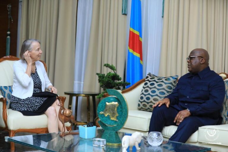 RDC : Insécurité à l’EST du pays, Félix Tshisekedi échange avec Lucy Tamlyn, Ambassadrice des USA en RDC