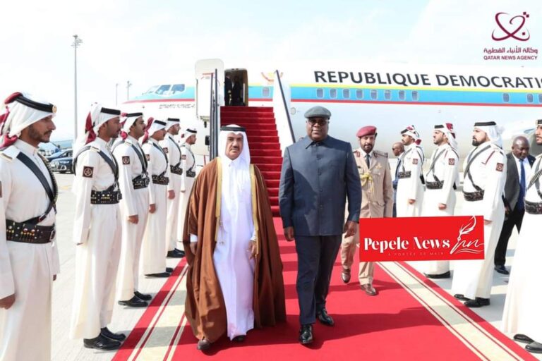 RDC : après l’Éthiopie, la Namibie, l’Angola, la Belgique et la Turquie, il Tshisekedi est arrivé au Qatar ce lundi