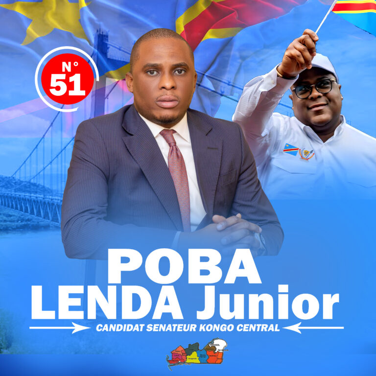 Élection Sénatoriale | Ir.Junior POBA LENDA prêt pour l’Emergence du Kongo Central