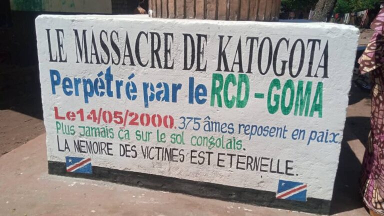 RDC-histoire : Le 14 mai, le jour où plus de 375 Congolais ont été massacrés par les rebelles du RCD-Goma à Katogota, au Sud-Kivu