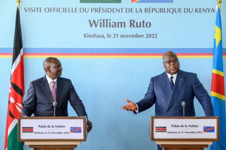 Sous-région : entre Félix Tshisekedi et William Ruto, c’est la guerre !